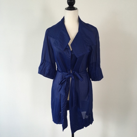 Poleci Royal Blue lightweight Duster - Picture 3 of 8